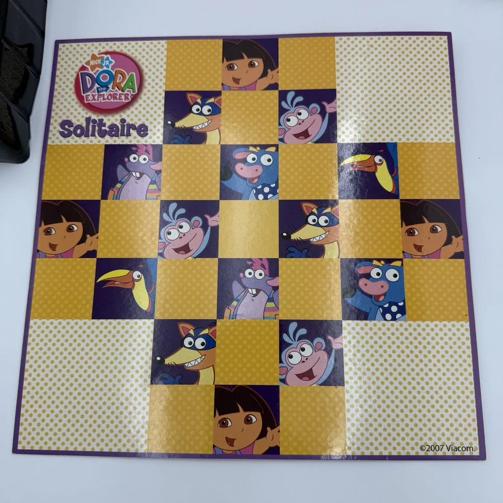 Vintage 2006 Cardinal NICK JR. Dora The Explorer‎ Game Set 10 Games Girl Gift